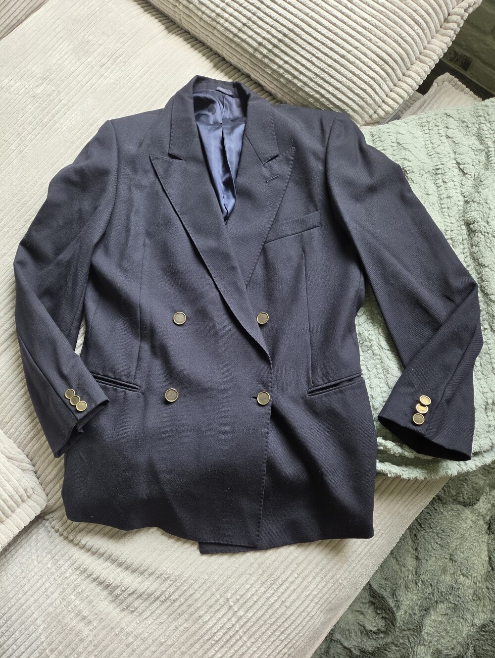 Navy Double Breasted Blazer